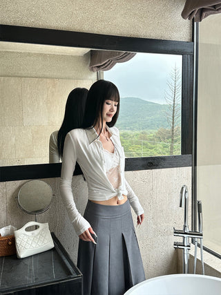 Tencel long shirt