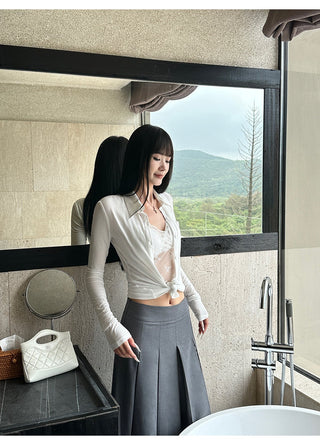 Tencel long shirt