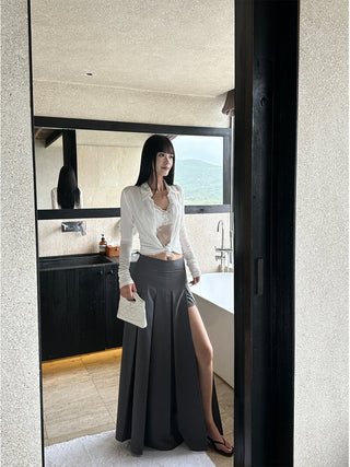 Tencel long shirt