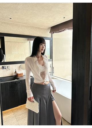 Tencel long shirt