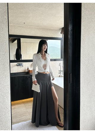 Tencel long shirt