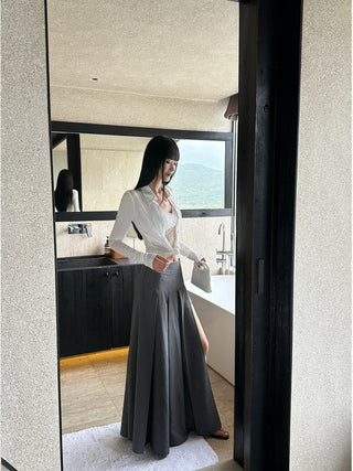 Tencel long shirt