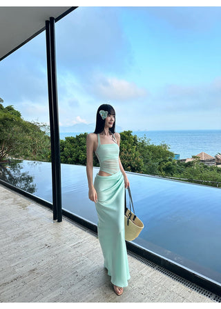 mint green dress