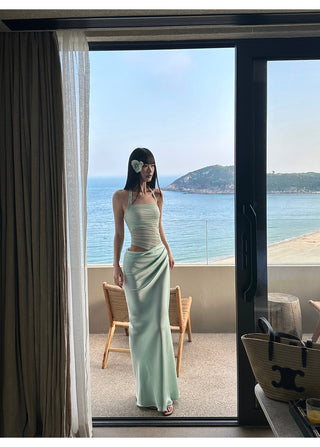 mint green dress