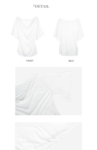 white bell sleeve