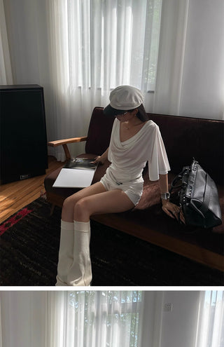 white bell sleeve