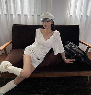 white bell sleeve