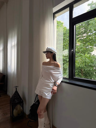 white bell sleeve