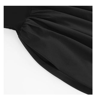 black square dress