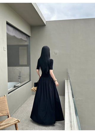 black square dress