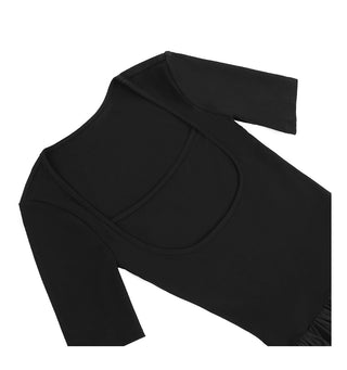 black square dress