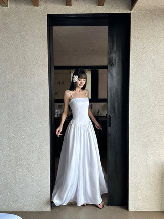 white satin dress 01