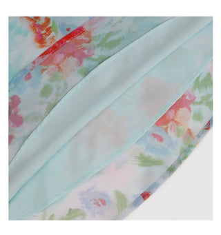 chiffon fishtail skirt