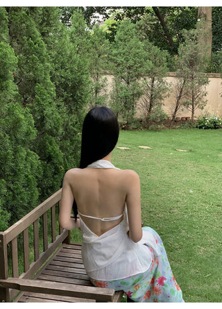 chiffon fishtail skirt