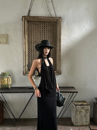 Black lace skirt suit