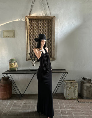 Black lace skirt suit
