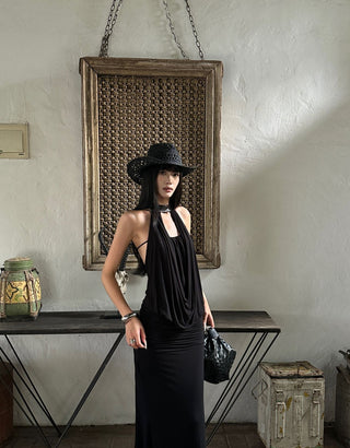 Black lace skirt suit