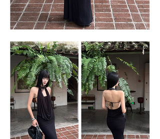 Black lace skirt suit