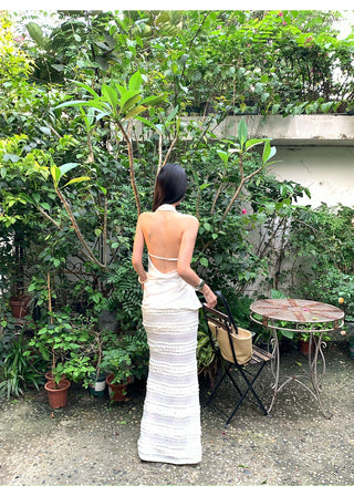 white fishtail skirt 01