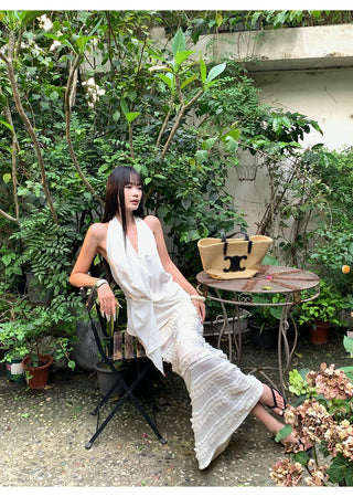 white fishtail skirt 01