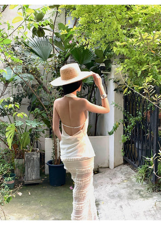 white fishtail skirt 01