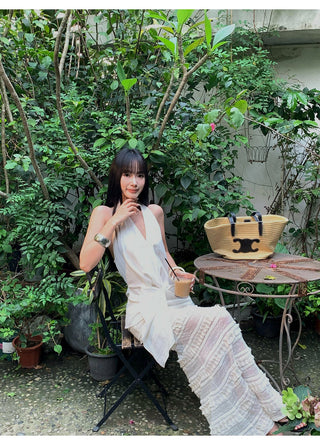white fishtail skirt 01