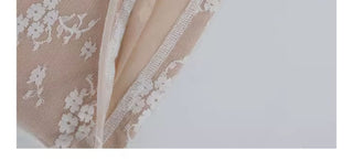 white mesh skirt