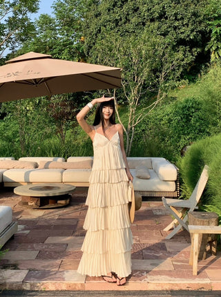 French strap dress