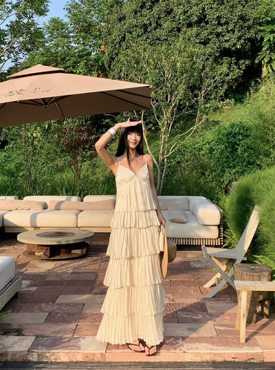 French strap dress
