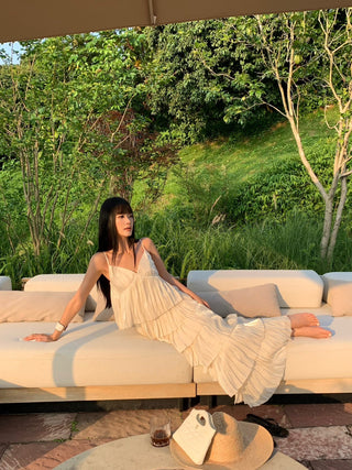 French strap dress