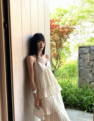 French strap dress