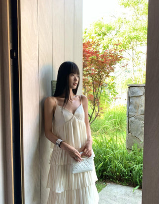 French strap dress