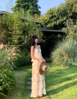 French strap dress