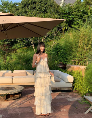 French strap dress