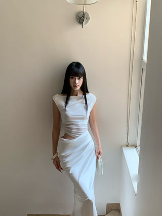 mesh fishtail skirt
