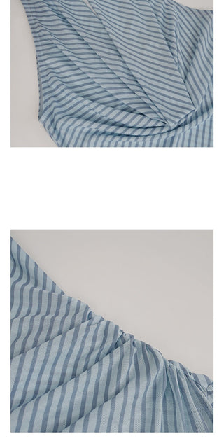 blue striped dress 01