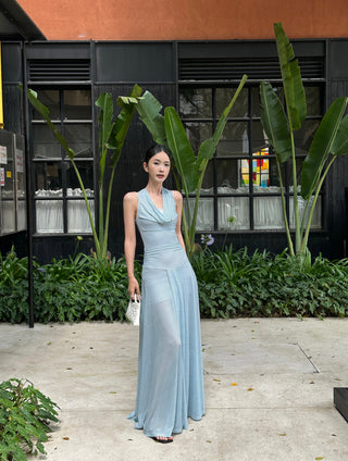 blue striped dress 01