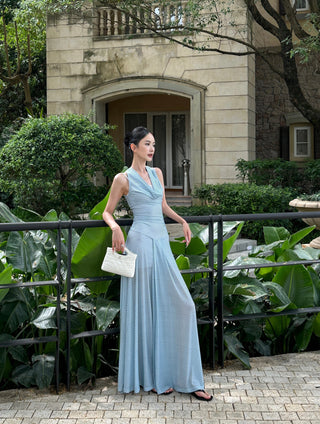 blue striped dress 01