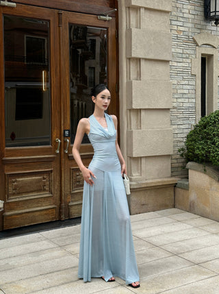 blue striped dress 01