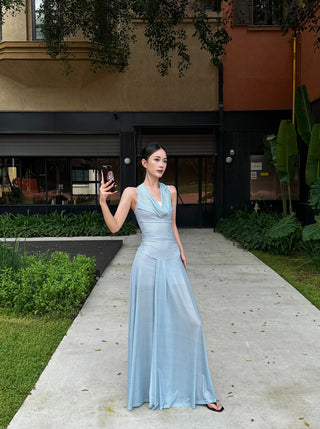 blue striped dress 01