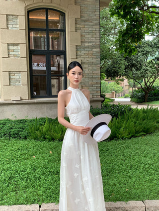 white butterfly dress 01