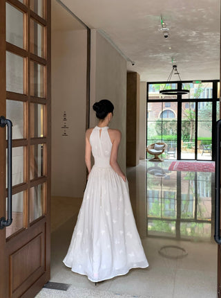 white butterfly dress 01