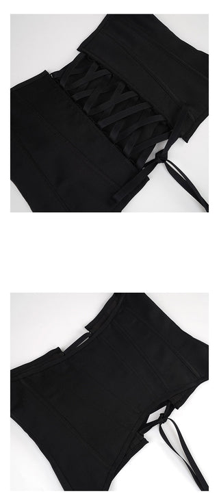 patchwork pleated skirt