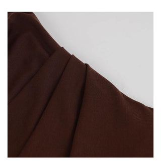 minimalist off-shoulder dress