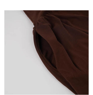 minimalist off-shoulder dress