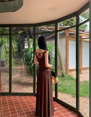 minimalist off-shoulder dress