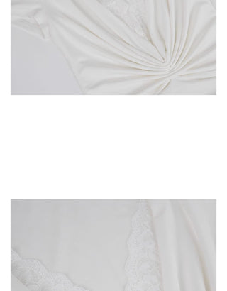 lace V-neck dress