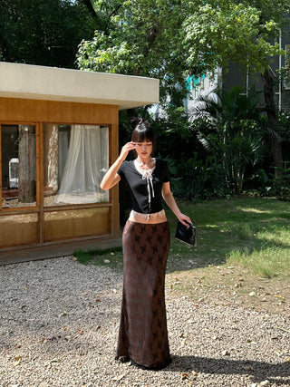 lace fishtail skirt
