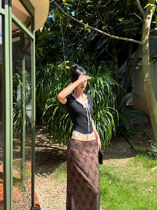 lace fishtail skirt