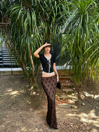 lace fishtail skirt